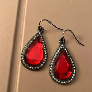 Beautiful German crystal earrings very comfortable pretty for any event